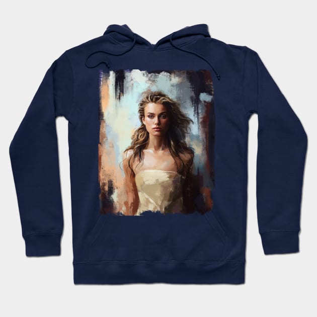 Keira Knightley artwork Hoodie by irenkonst